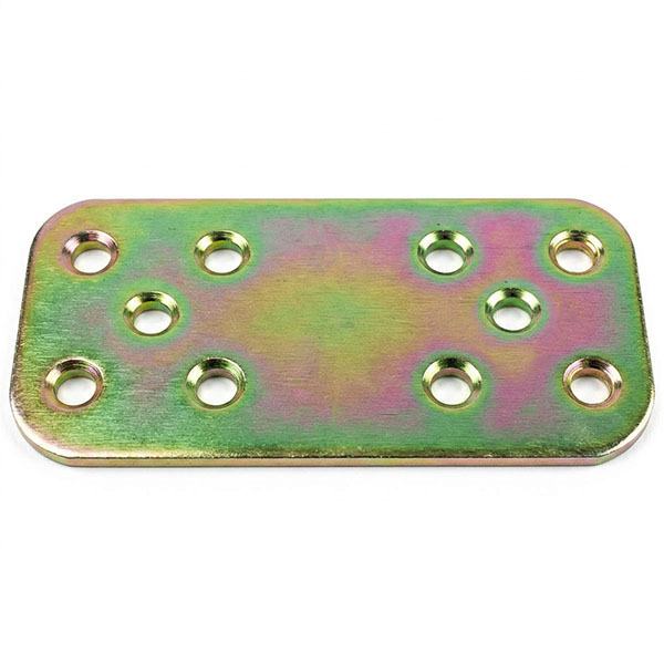 MINUTEX Piastra Giunzione Diritta MM 90X40X2,5 Acciaio Zincato